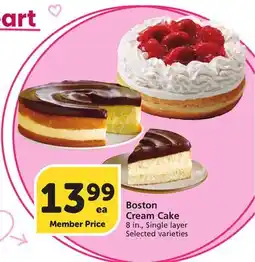 Vons Boston Cream Cake offer