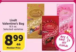 Vons Lindt Valentine's Bag offer