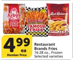 Vons Restaurant Brands Fries offer