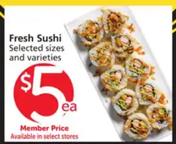 Vons Fresh Sushi offer