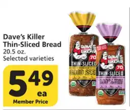 Vons Dave's Killer Thin-Sliced Bread offer