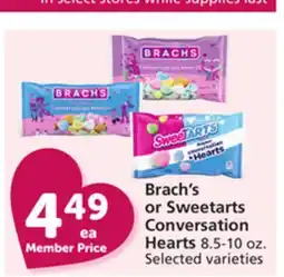 Vons Brach's or Sweetarts Conversation Hearts offer
