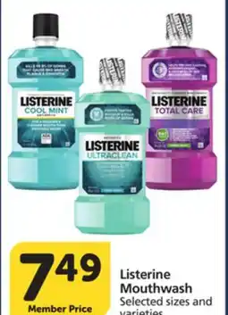Vons Listerine Mouthwash offer