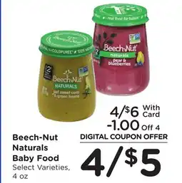 Ralphs Beech-Nut Naturals Baby Food offer