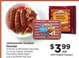 Ralphs Johnsonville Smoked Sausage offer