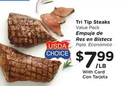 Ralphs Tri Tip Steaks offer