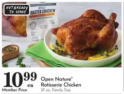 Pavilions Open Nature Rotisserie Chicken offer