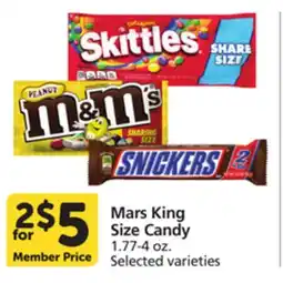 Pavilions Mars King Size Candy offer