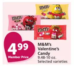 Pavilions M&M's Valentine's Candy offer