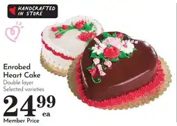 Pavilions Enrobed Heart Cake offer