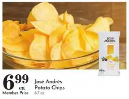 Pavilions José Andrés Potato Chips offer