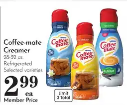 Pavilions Coffee-mate Creamer offer