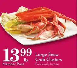 Pavilions Large Snow Crab Clusters offer