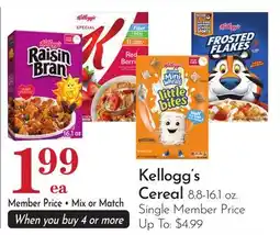 Pavilions Kellogg's Cereal offer