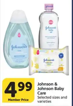 Pavilions Johnson & Johnson Baby Care offer
