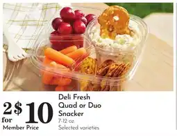 Pavilions Deli Fresh Quad or Duo Snacker offer
