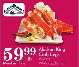 Pavilions Alaskan King Crab Legs offer