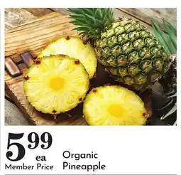 Pavilions Organic Pineapple offer