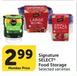 Pavilions Signature SELECT Food Storage offer