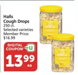 Pavilions Halls Cough Drops offer