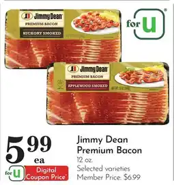 Pavilions Jimmy Dean Premium Bacon offer