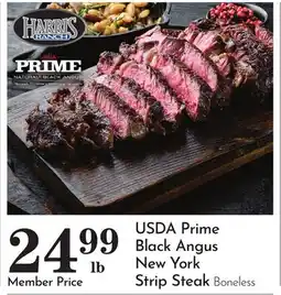 Pavilions USDA Prime Black Angus New York Strip Steak offer