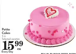 Pavilions Petite Cakes offer