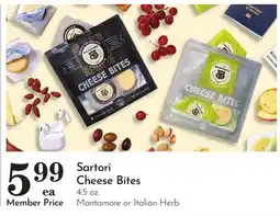Pavilions Sartori Cheese Bites offer