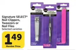 Pavilions Signature SELECT Nail Clippers, Tweezers or Nail Files offer