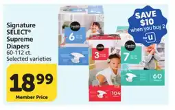 Pavilions Signature SELECT Supreme Diapers offer