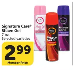 Pavilions Signature Care Shave Gel offer