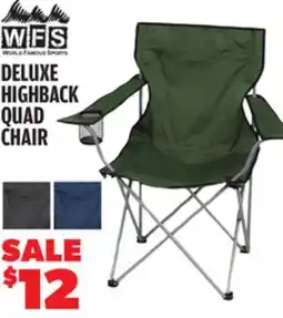 Big 5 World Famous Sports Deluxe Highback Quad Chair offer