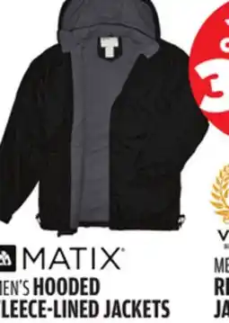 Big 5 Matix Men's Hooded Fleece Lined Jacket offer