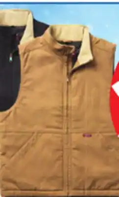 Big 5 Wolverine Men's Sherpa Collar Canvas Vest offer