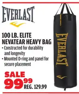 Big 5 Everlast 100 lb. Elite Nevatear Heavy Bag offer