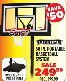 Big 5 Lifetime 50 Portable Basketball Hoop offer