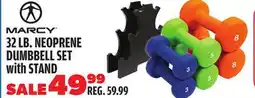 Big 5 Marcy 32 lb. Neoprene Dumbbell Set with Stand offer