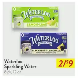 Fresh Thyme Waterloo Sparkling Water offer