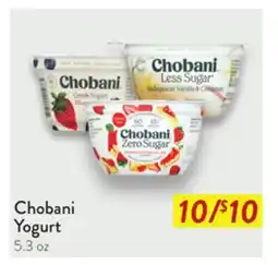 Fresh Thyme Chobani Yogurt offer