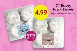 Fresh Thyme CT Bakery Paczki Donuts offer