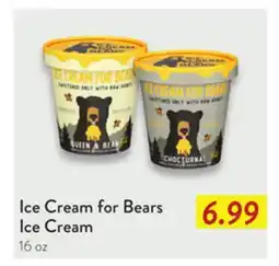 Fresh Thyme Ice Cream for Bears Ice Cream offer