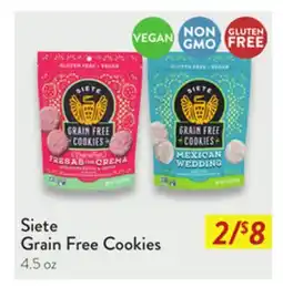 Fresh Thyme Siete Grain Free Cookies offer