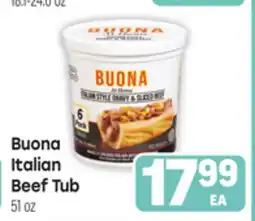 Tony’s Fresh Market Buona Italian Beef Tub offer