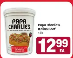 Tony’s Fresh Market Papa Charlie's Italian Beef offer