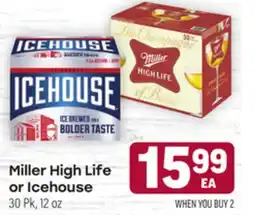 Tony’s Fresh Market Miller High Life or Icehouse offer