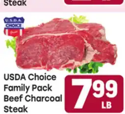 Tony’s Fresh Market USDA Family Pack Beef Charcoal Steak offer