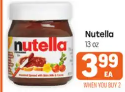 Tony’s Fresh Market Nutella offer