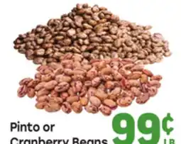 Tony’s Fresh Market Pinto or Cranberry Beans offer
