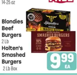 Tony’s Fresh Market Blondies Beef Burgers 2 Lb, Holten's Smashed Burgers, 2 lb Box offer