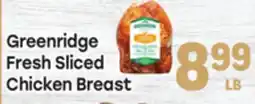 Tony’s Fresh Market Greenridge Fresh Sliced Chicken Breast offer